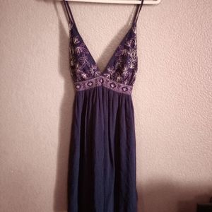 Sun dress,purple above knee